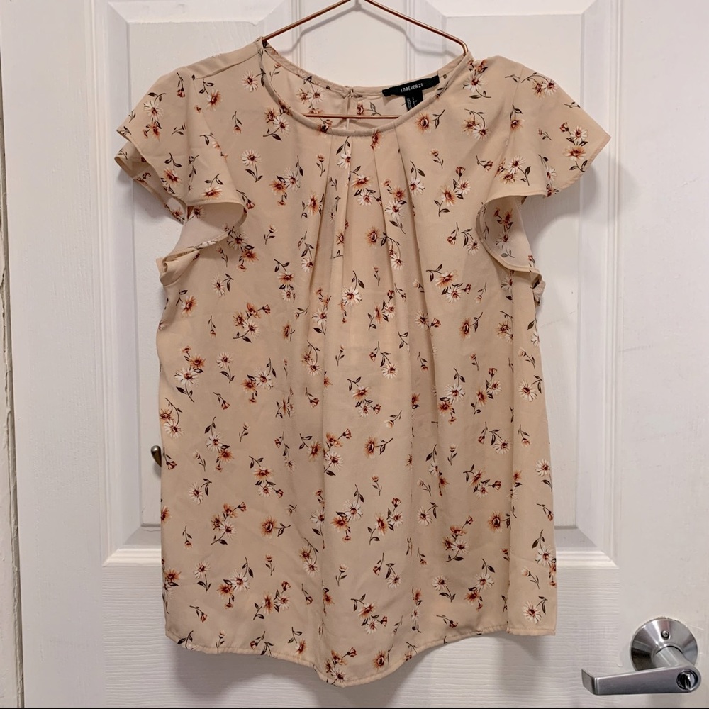 Forever 21 - Floral Blouse Top
